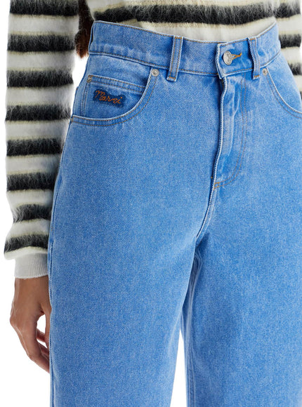 Marni organic denim cropped jeans in