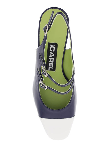 Carel patent leather papaya slingback mary jane