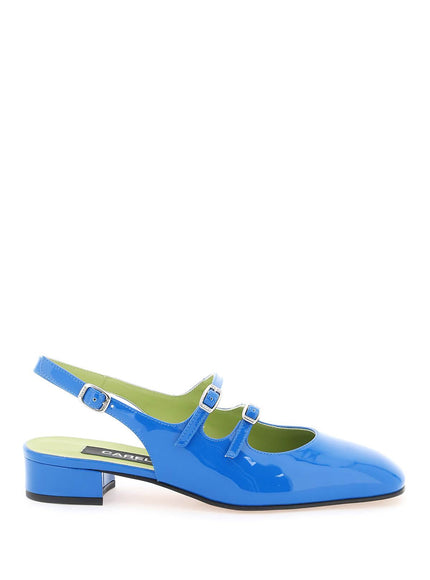 Carel patent leather pêche slingback mary jane