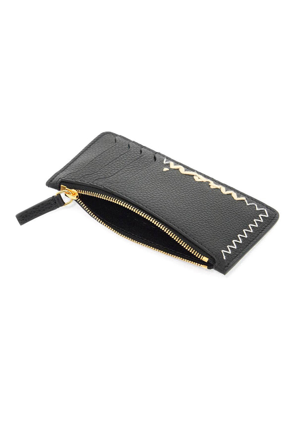 Marni embroidered card holder