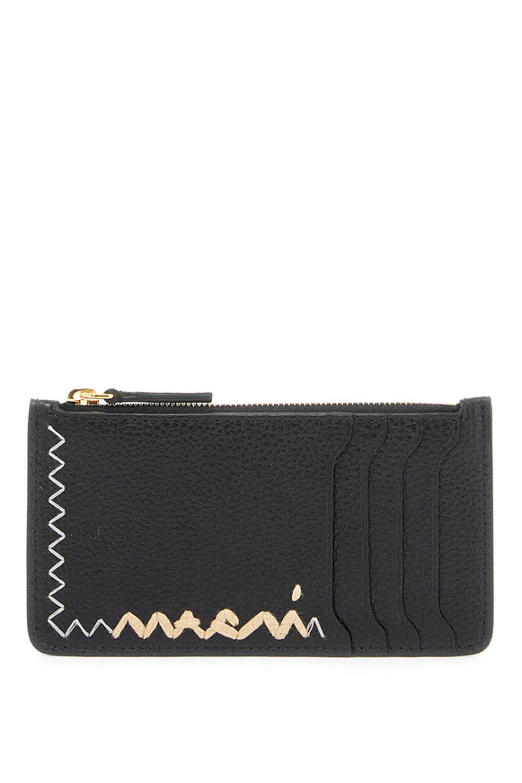 Marni embroidered card holder