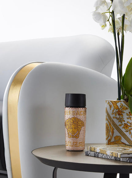 Versace Crystal Embellished-Medusa Travel Mug