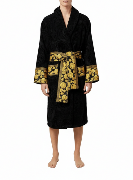 Versace “I Love Baroque” Medusa Amplified Bathrobe - Unisex
