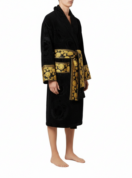 Versace “I Love Baroque” Medusa Amplified Bathrobe - Unisex