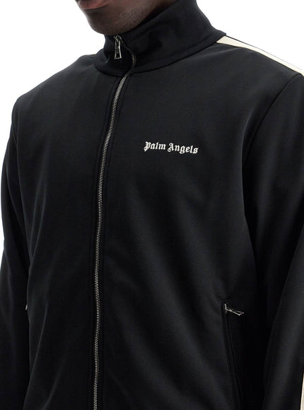 Palm Angels contrast band track jacket with nine words