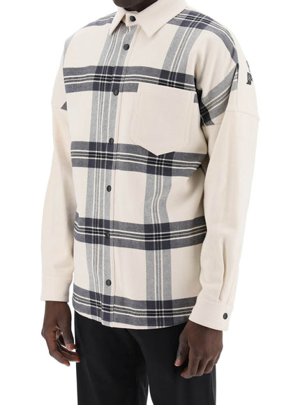 Palm Angels "plaid overshirt with embroidered logo