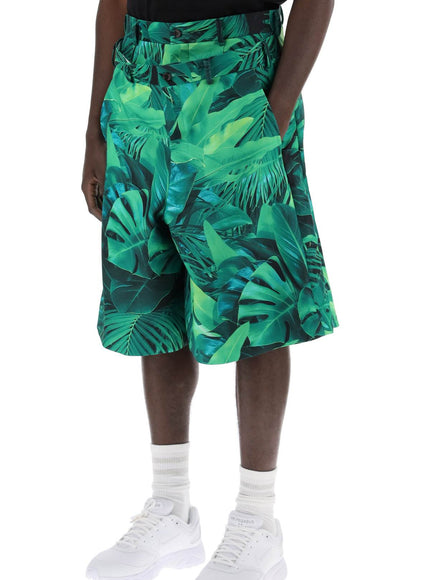 Comme Des Garcons Homme Plus "jungle bermuda with double front layer