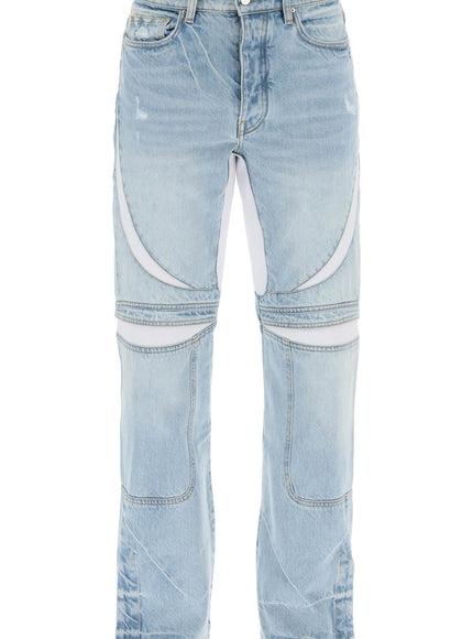 Amiri mx-3 jeans with mesh inserts