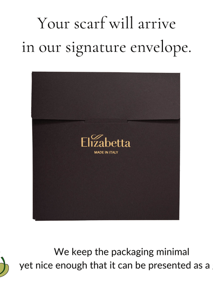 Elizabetta Anthea Silk Foulard in Black