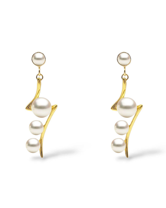 Paisley Pearl Earrings