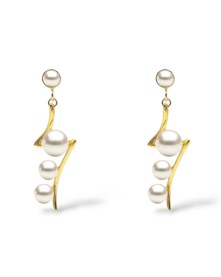 Paisley Pearl Earrings
