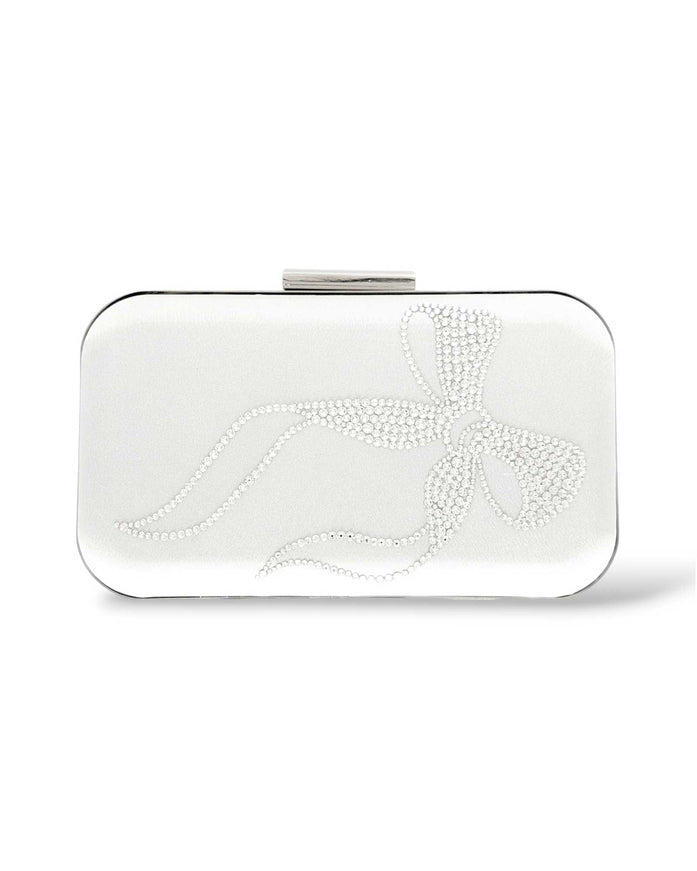 Ariel Taub Paris Crystal Bow Clutch