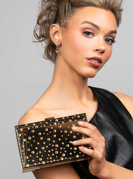 Perry CZ Crystal Drop Earrings