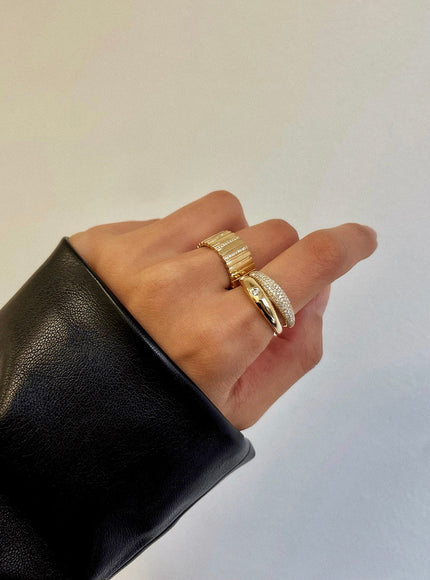 Zoe Lev Diamond Pave Dome Ring