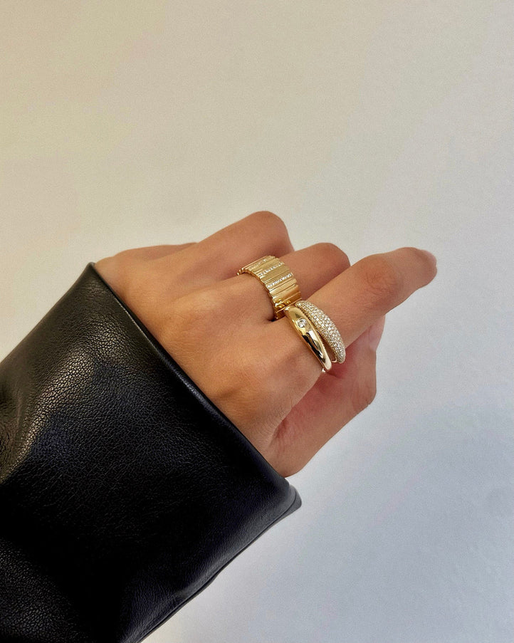 Zoe Lev Diamond Pave Dome Ring