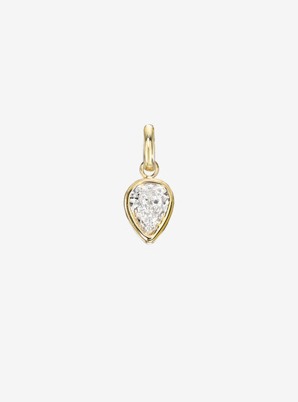 Zoe Lev Pear Bezel Diamond Pendant