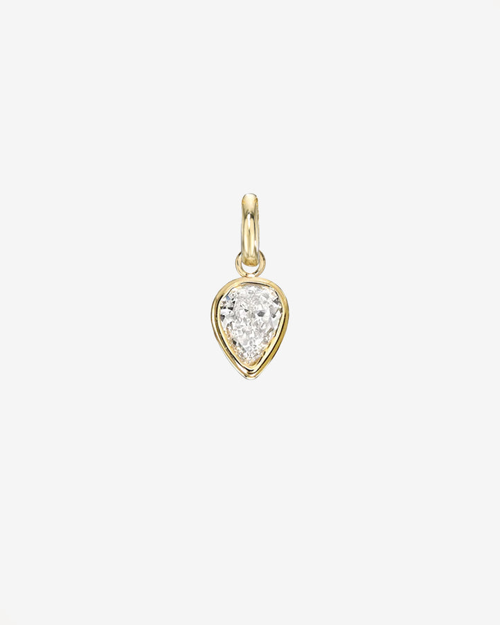 Zoe Lev Pear Bezel Diamond Pendant