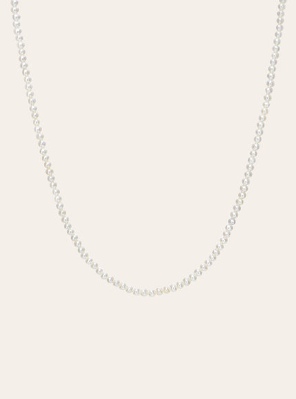 Zoe Lev Pearl Bead Necklace 14K Yellow Gold No Charms