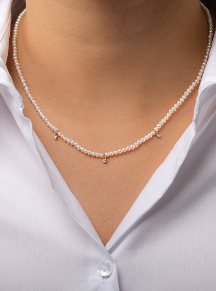 Zoe Lev Pearl Bead Necklace