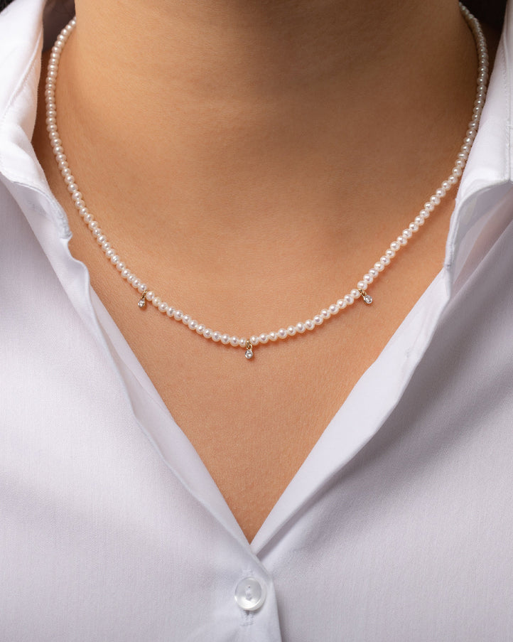 Zoe Lev Pearl Bead Necklace
