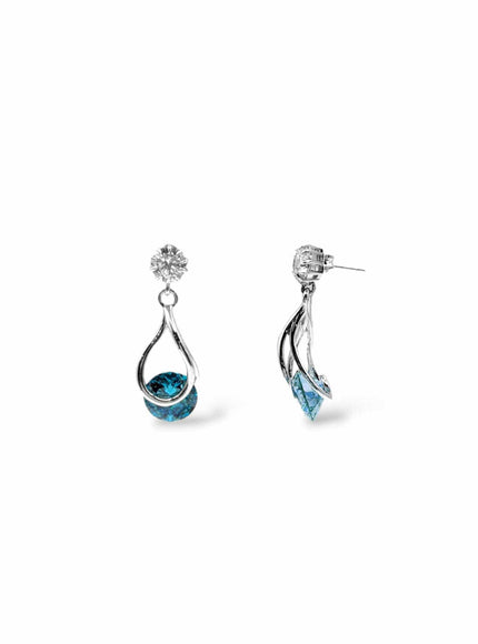 Perry CZ Crystal Drop Earrings