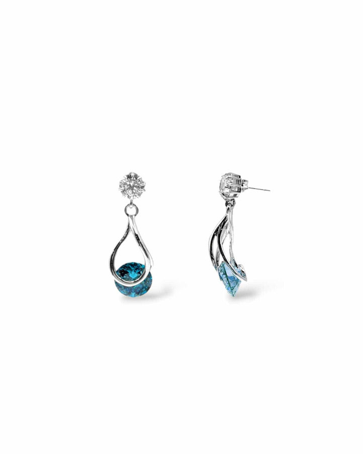 Perry CZ Crystal Drop Earrings