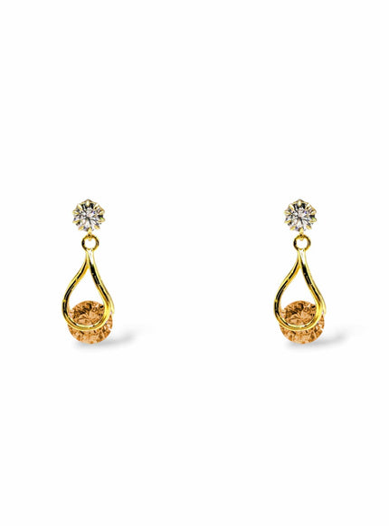 Perry CZ Crystal Drop Earrings