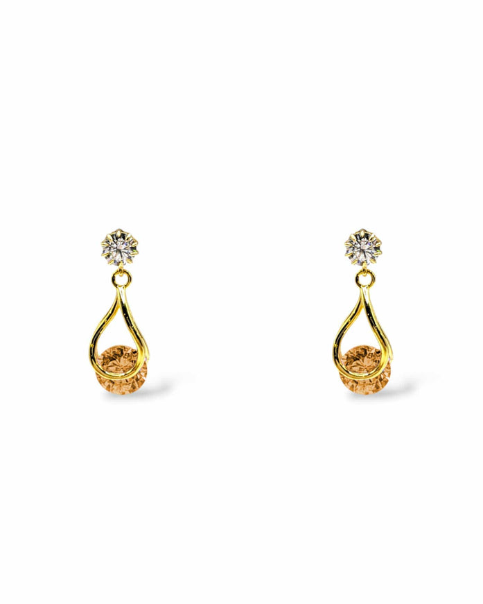 Perry CZ Crystal Drop Earrings