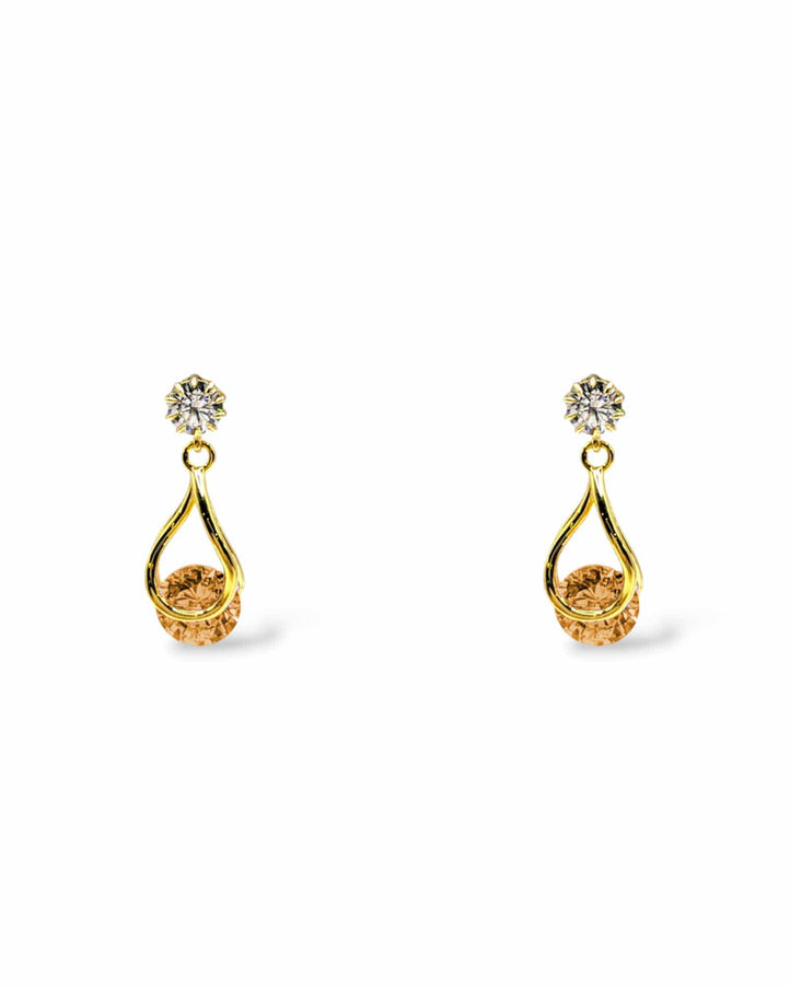 Perry CZ Crystal Drop Earrings