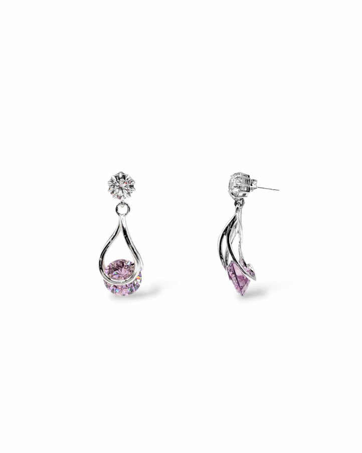 Perry CZ Crystal Drop Earrings