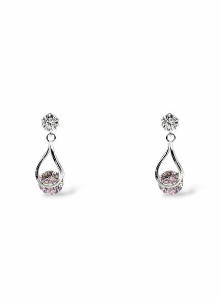 Perry CZ Crystal Drop Earrings