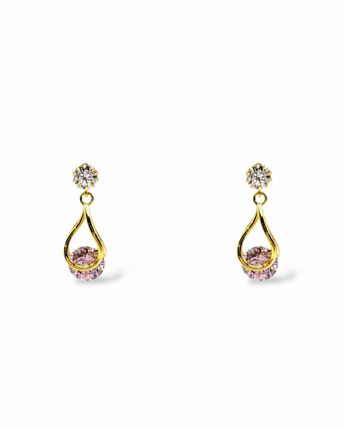 Perry CZ Crystal Drop Earrings