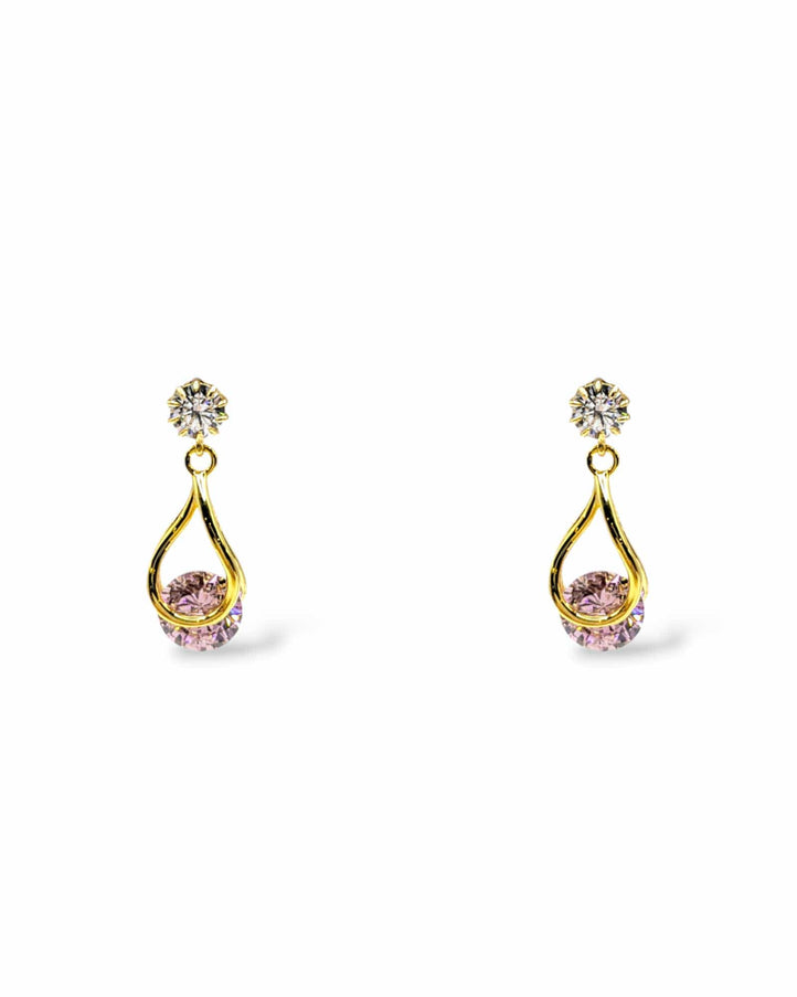 Perry CZ Crystal Drop Earrings