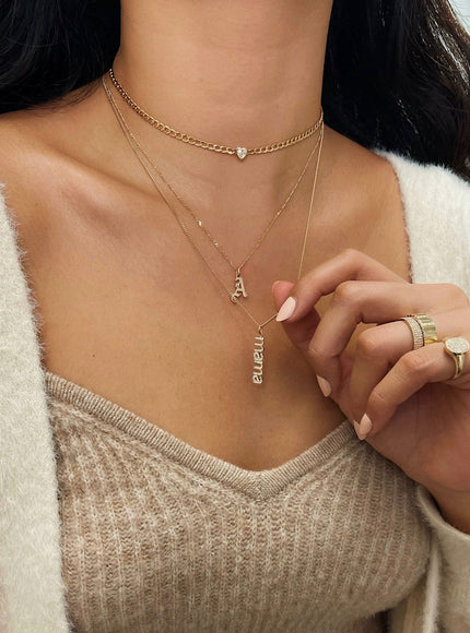Zoe Lev Diamond Mama Pendant