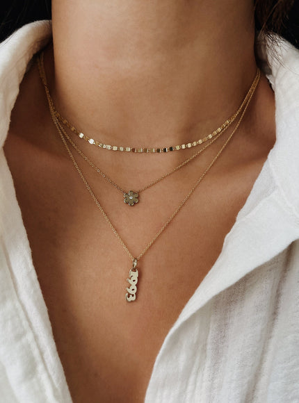 Zoe Lev Diamond Flower Necklace
