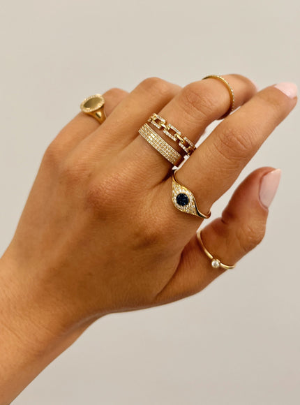 Zoe Lev Bezel Diamond Ring