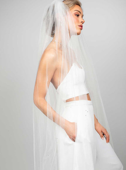 Pixie Crystal Cathedral Veil