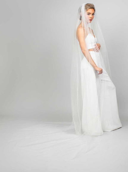 Pixie Crystal Cathedral Veil