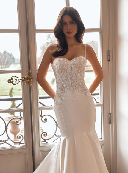 Pollardi Kaira Fitted Mermaid Wedding Dress