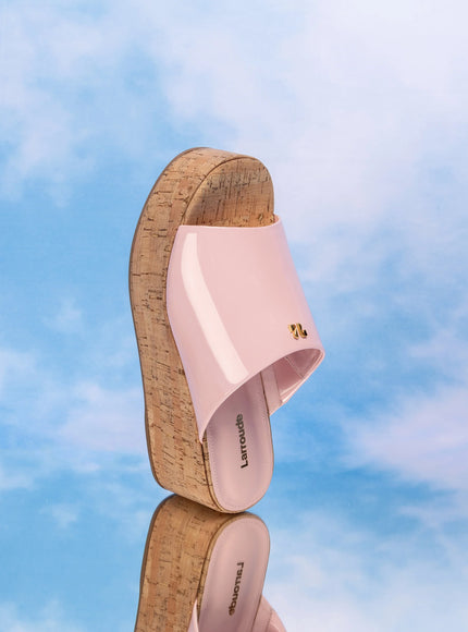 Larroude Charli Mule In Tulip Leather