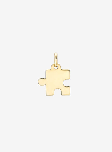 Zoe Lev 14K Gold Puzzle Piece Pendant