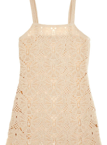 By Malene Birger crochet fall mini dress