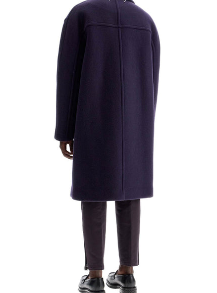 Lanvin double-breasted heavy wool coat