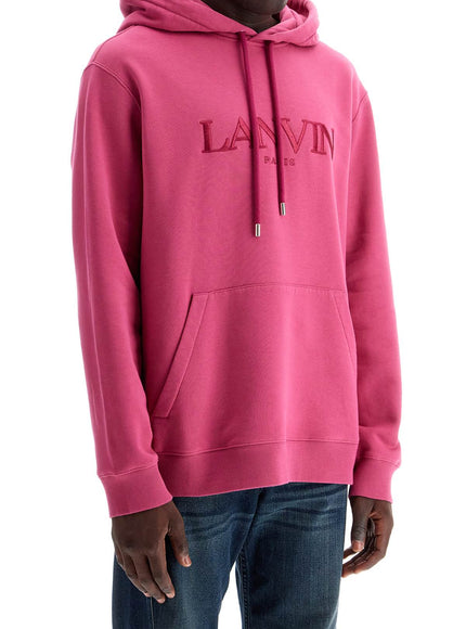 Lanvin hooded sweatshirt with embroidered logo