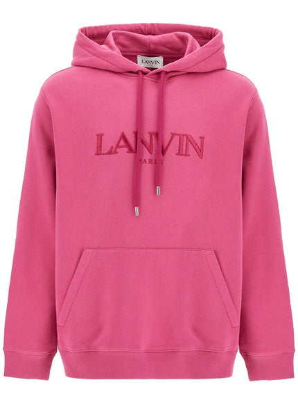 Lanvin hooded sweatshirt with embroidered logo