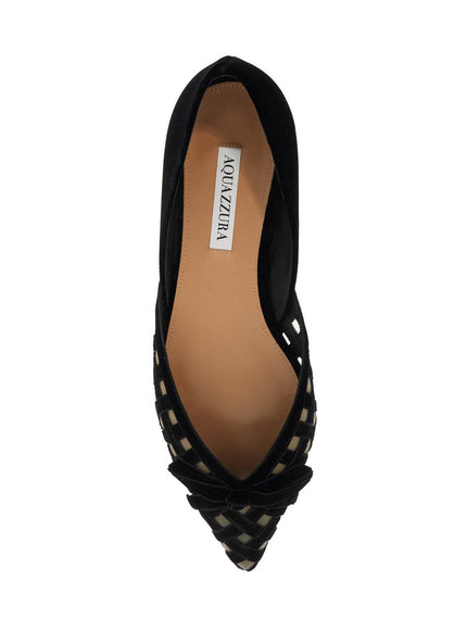 Aquazzura romantic ballet flats made of