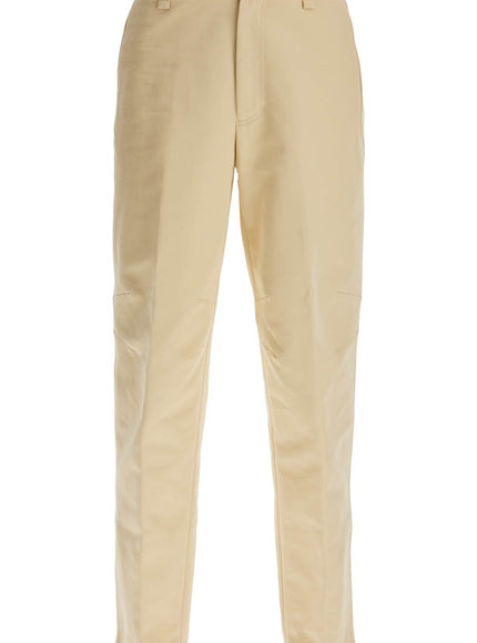 Lanvin biker gabardine trousers