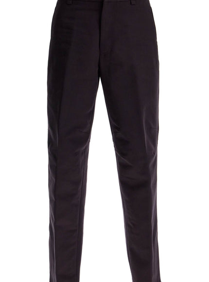 Lanvin biker gabardine trousers