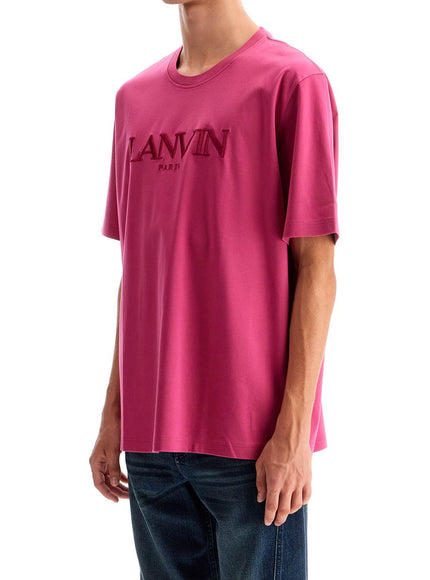 Lanvin t-shirt with embroidered logo design