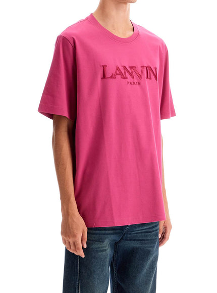 Lanvin t-shirt with embroidered logo design